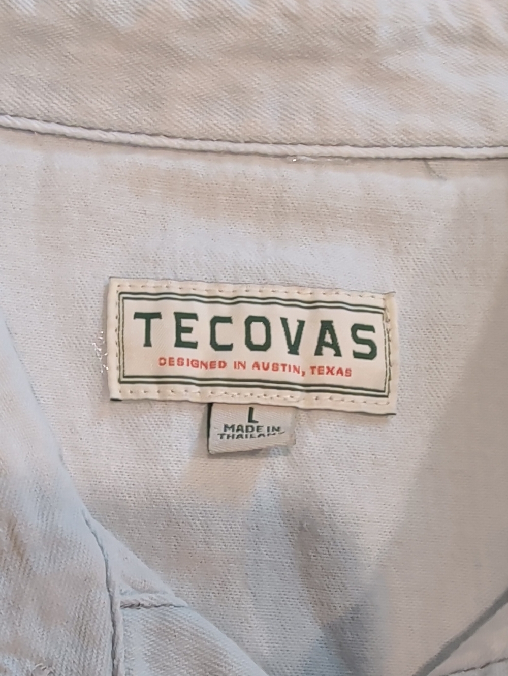 Tecovas Denim Pearl Snap - Picture 2 of 6